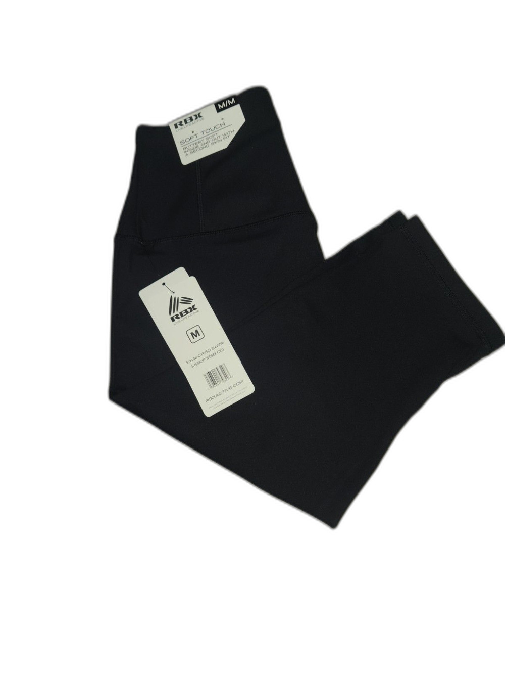 RBX Active Soft Touch Capri Leggings Size M Medium Black High Waist NWT $59 - Picture 11 of 12